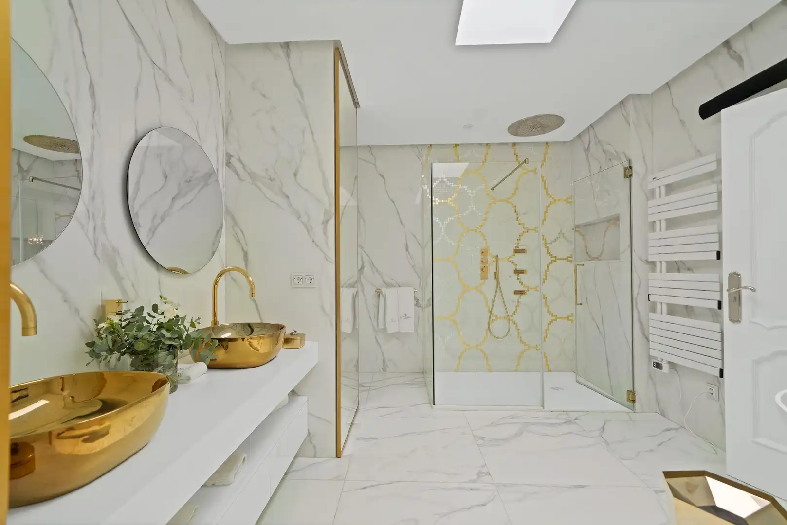 Badezimmer von Haus oder Chalet zur Miete in Marbella mit Heizung, Privatgarten und Terrasse