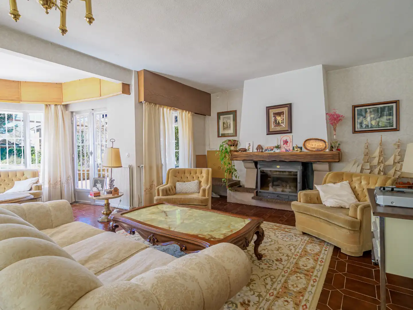 Sala de estar de Casa o chalet en venta en Boadilla del Monte con Calefacción, Jardín privado y Terraza