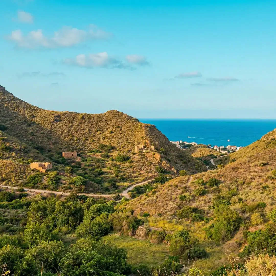 Vista exterior de Finca rústica en venda en Mojácar amb Aire condicionat i Terrassa