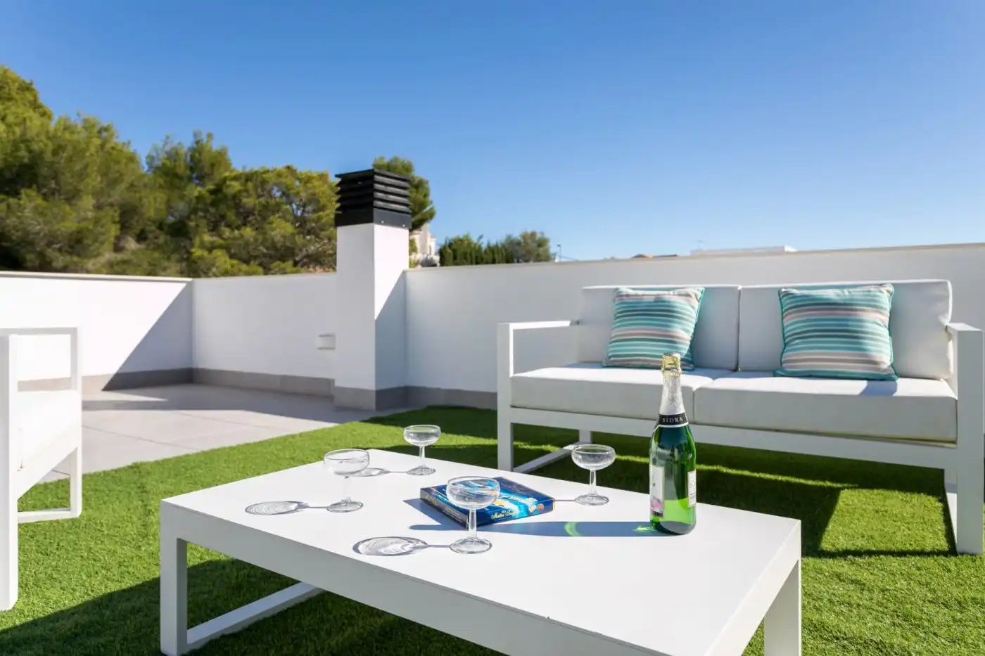 Terraza de Casa o chalet en venta en Pilar de la Horadada con Aire acondicionado, Calefacción y Jardín privado