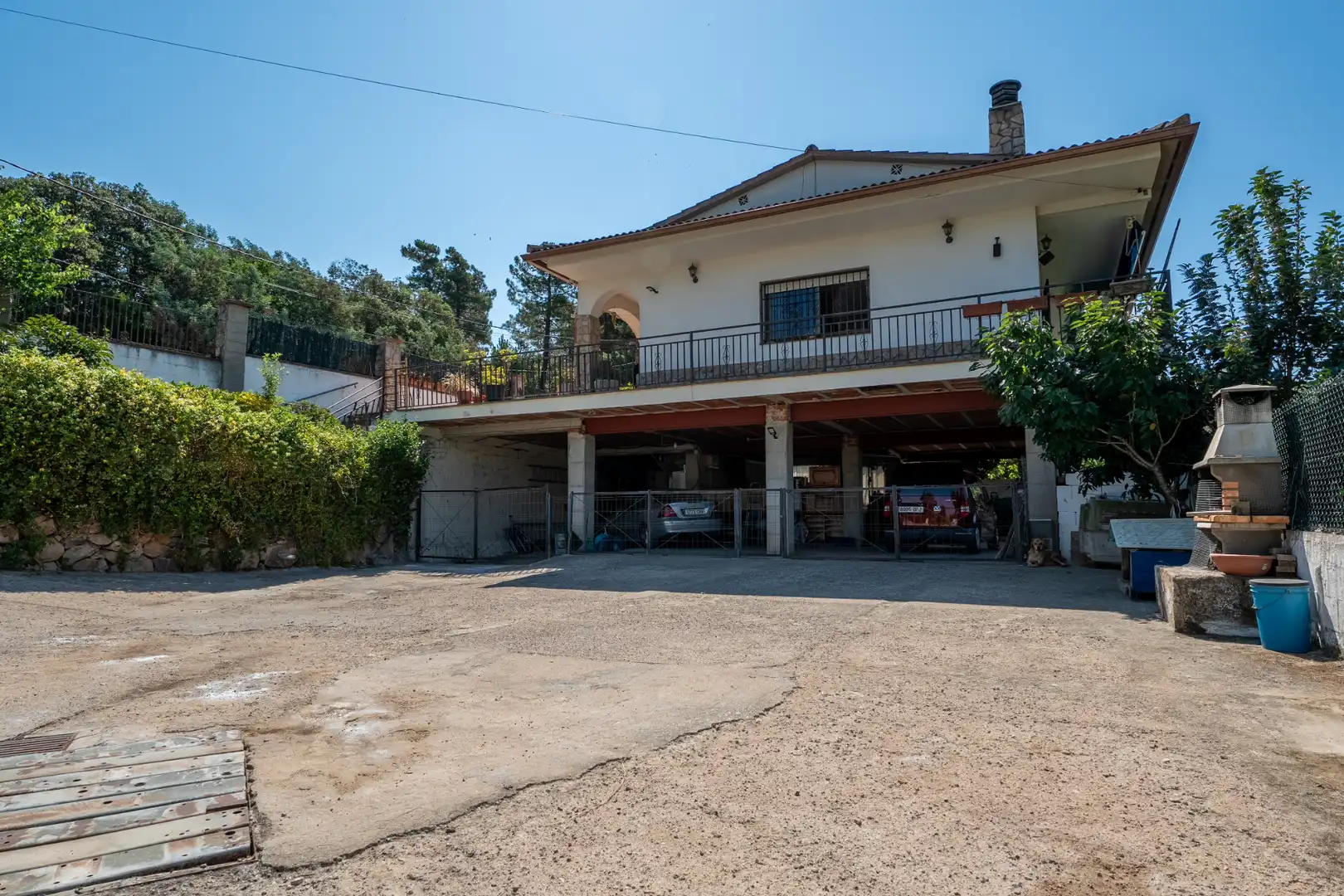 Vista exterior de Casa o xalet en venda en Maçanet de la Selva amb Calefacció, Jardí privat i Terrassa