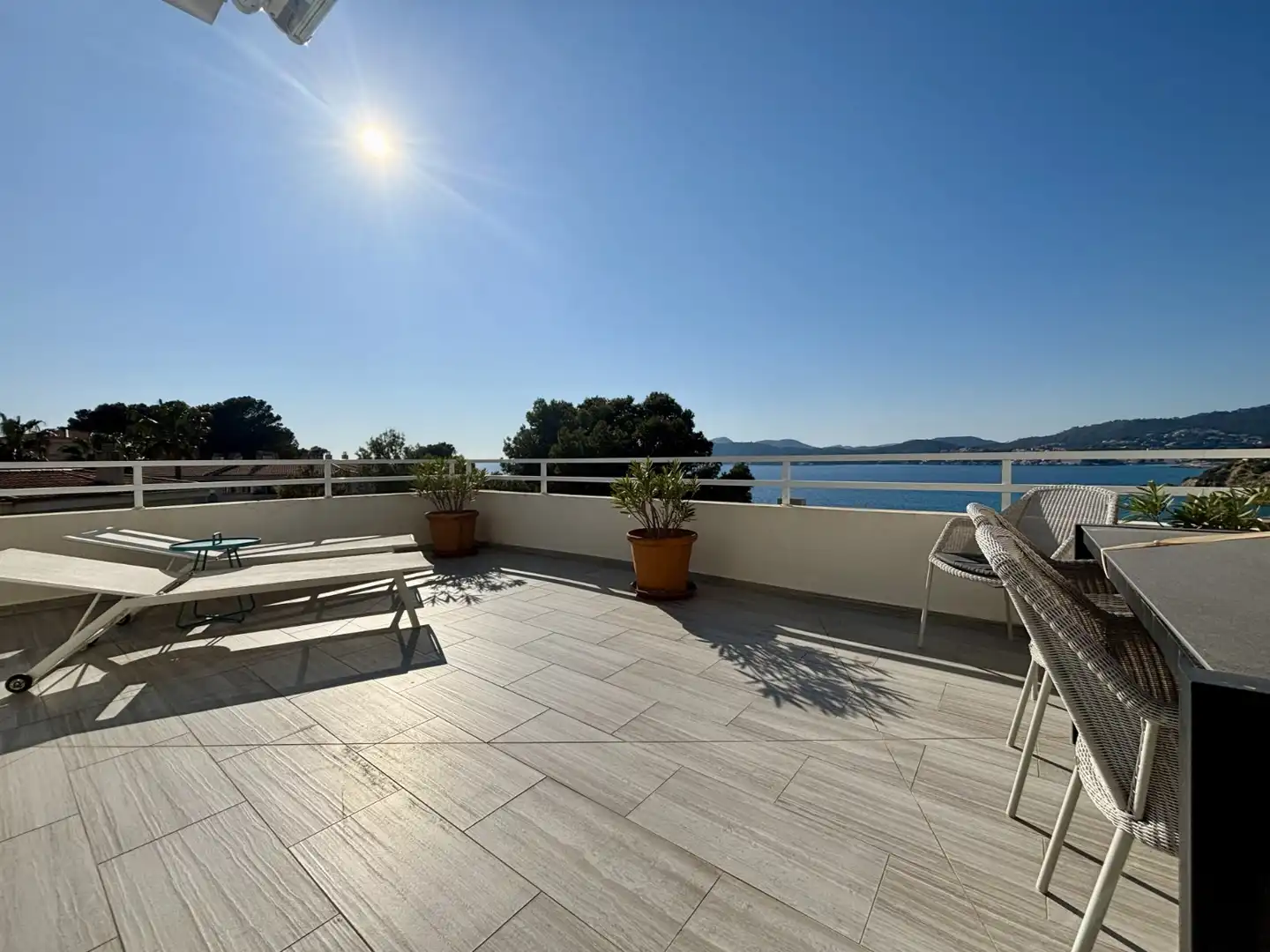 Terrasse von Dachboden zum Verkauf in Calvià mit Klimaanlage, Heizung und Terrasse