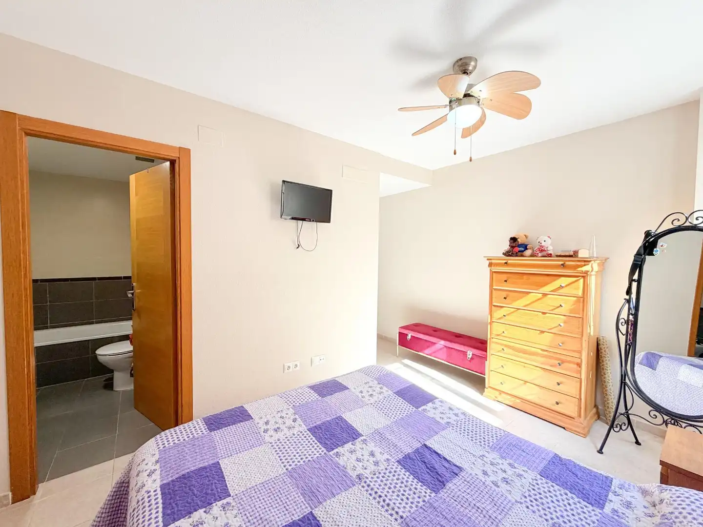 Bedroom of Duplexes for sale in Aspe  with Air Conditioner, Heating and Terrace
