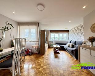 Living room of Duplex for sale in A Coruña Capital   with Heating and Parquet flooring