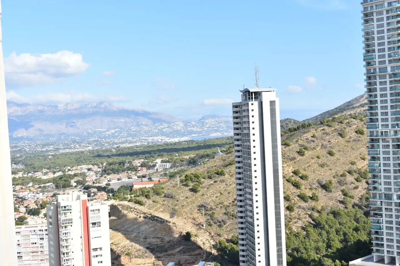 Vista exterior de Apartamento en venta en Benidorm con Terraza