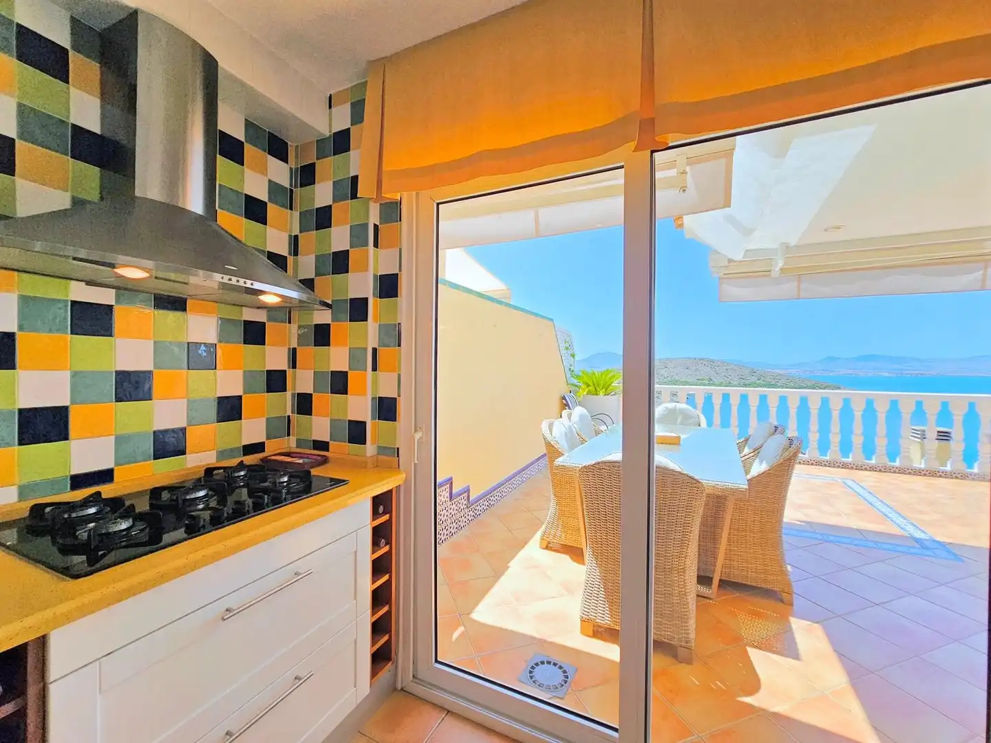 Kitchen of Detached homes for rent in La Manga del Mar Menor  with Air Conditioner, Heating and Terrace