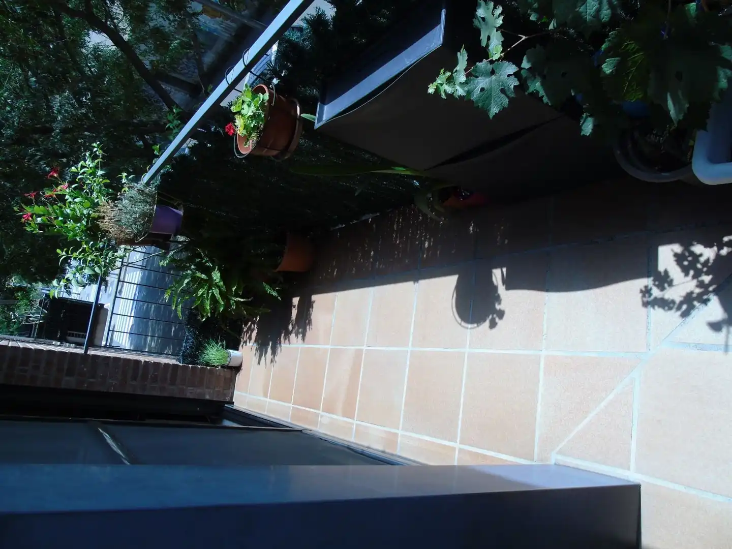 Terrasse von Wohnung zum Verkauf in Canovelles mit Klimaanlage, Heizung und Abstellraum