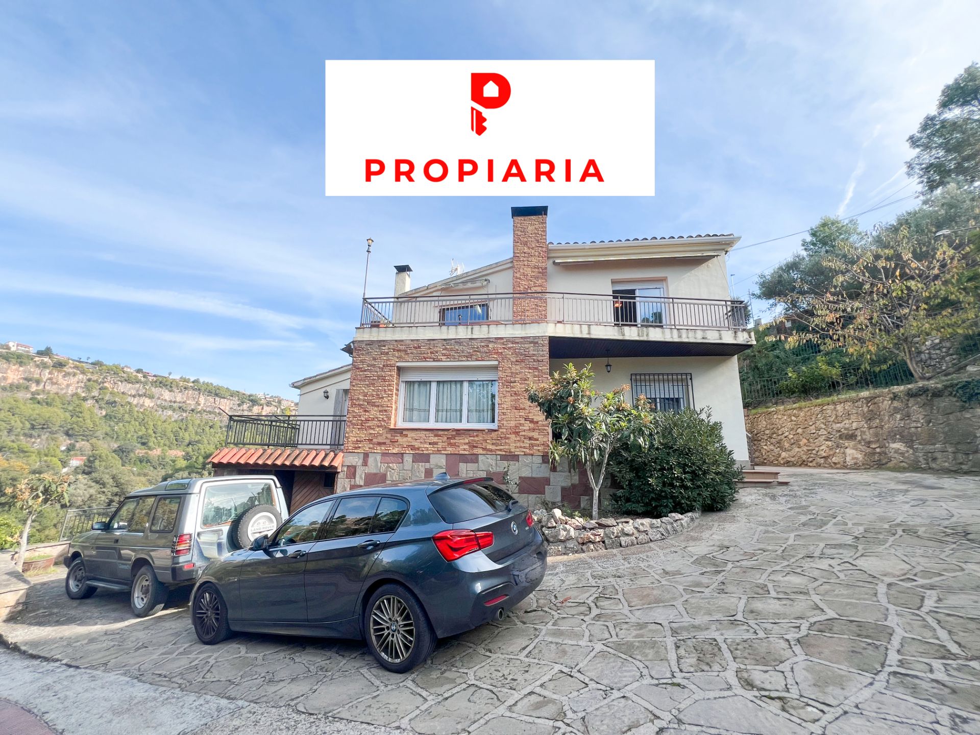 Vista exterior de Casa o chalet en venta en Cervelló con Aire acondicionado, Calefacción y Jardín privado