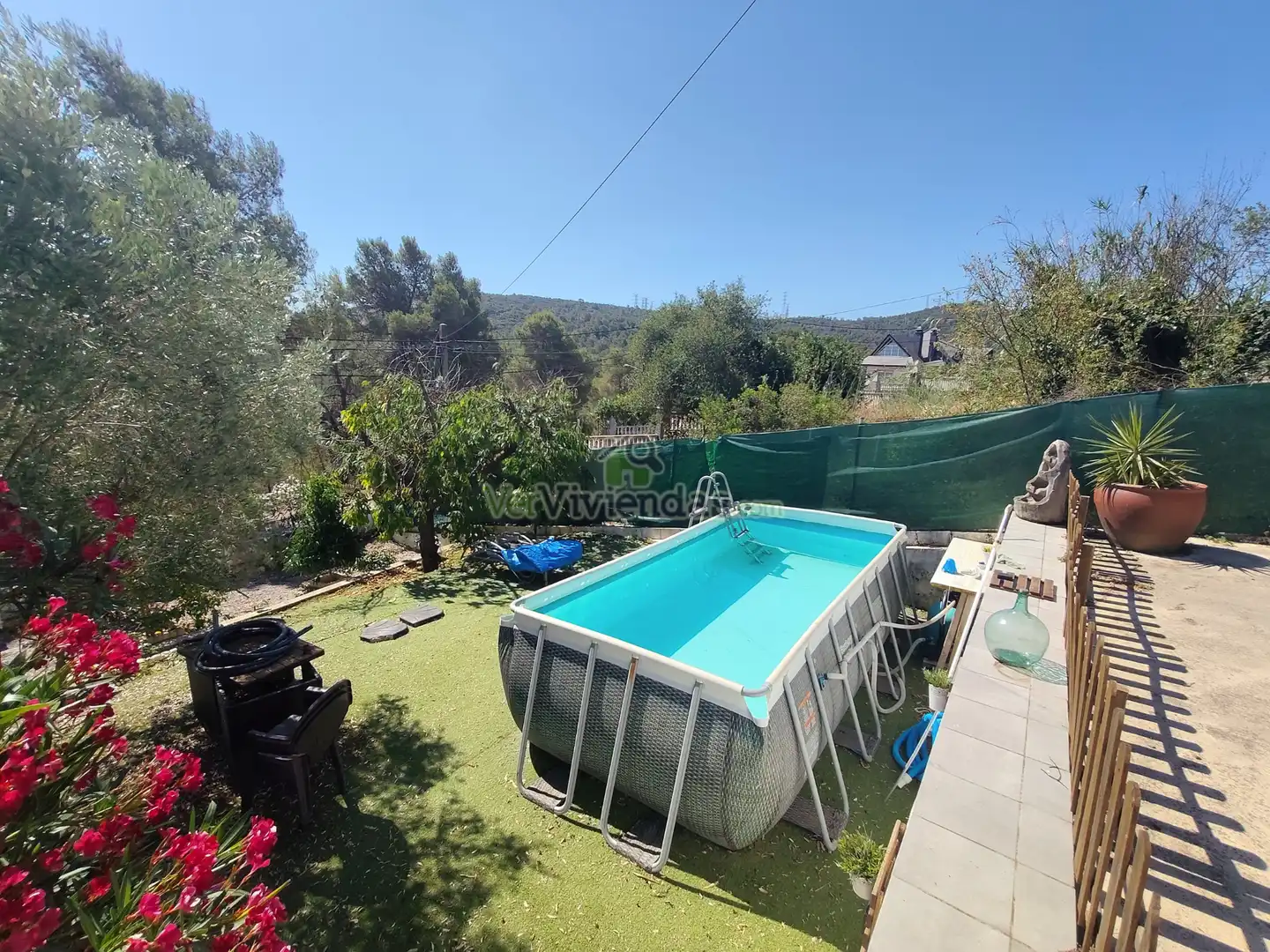 Piscina de Casa o xalet en venda en Vallirana amb Aire condicionat, Calefacció i Jardí privat