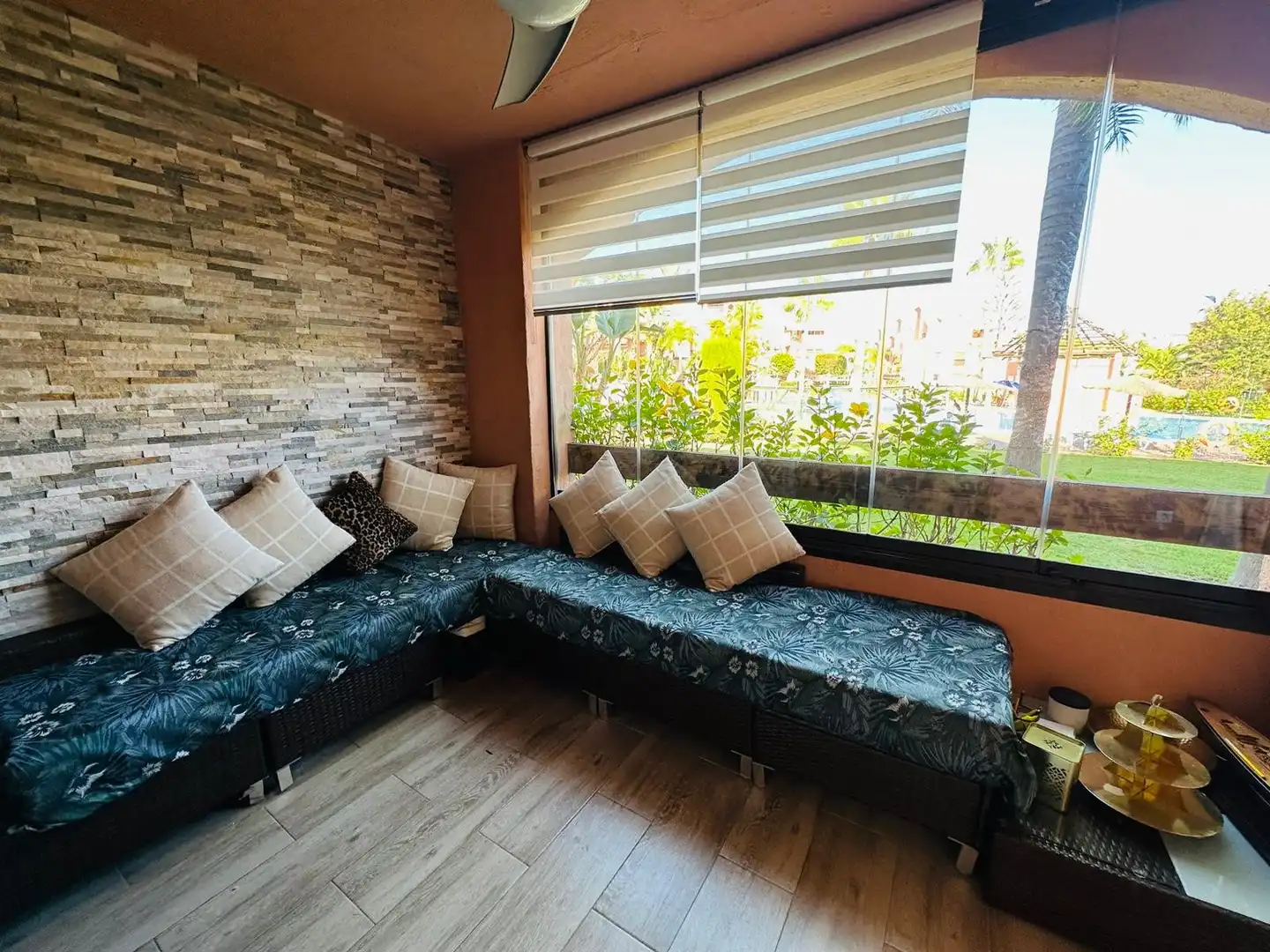 Terraza de Apartamento de alquiler en Benamara - Atalaya