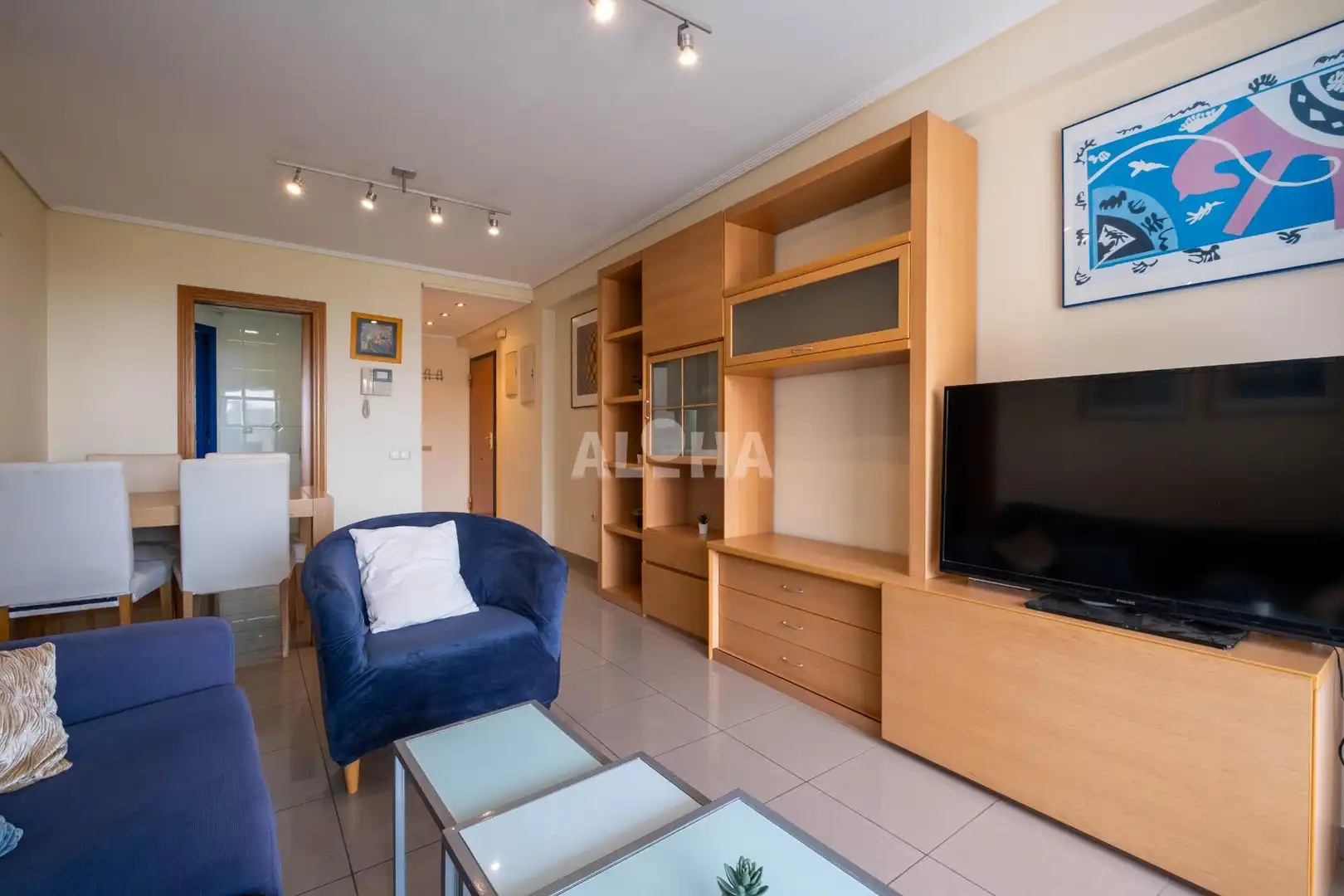 Living room of Apartments for rent in Alboraya  with Air Conditioner, Heating and Private garden