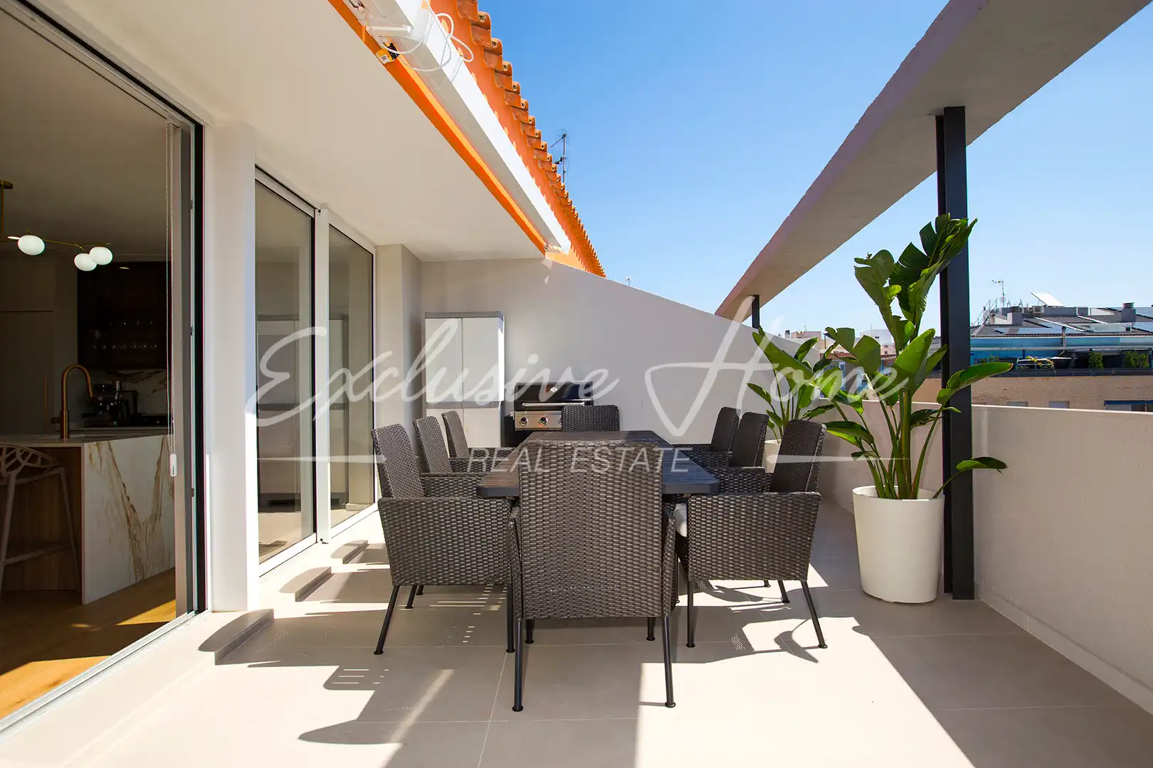 Terraza de Ático en venta en Peñíscola / Peníscola con Aire acondicionado, Calefacción y Parquet