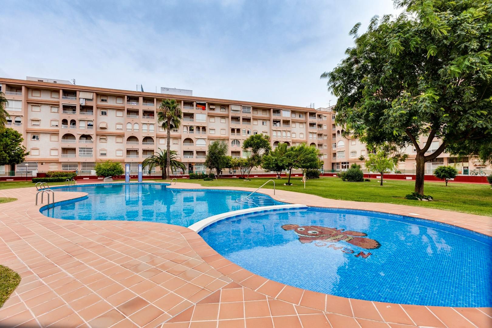Swimming pool of Flat for sale in Torrevieja  with Furnished