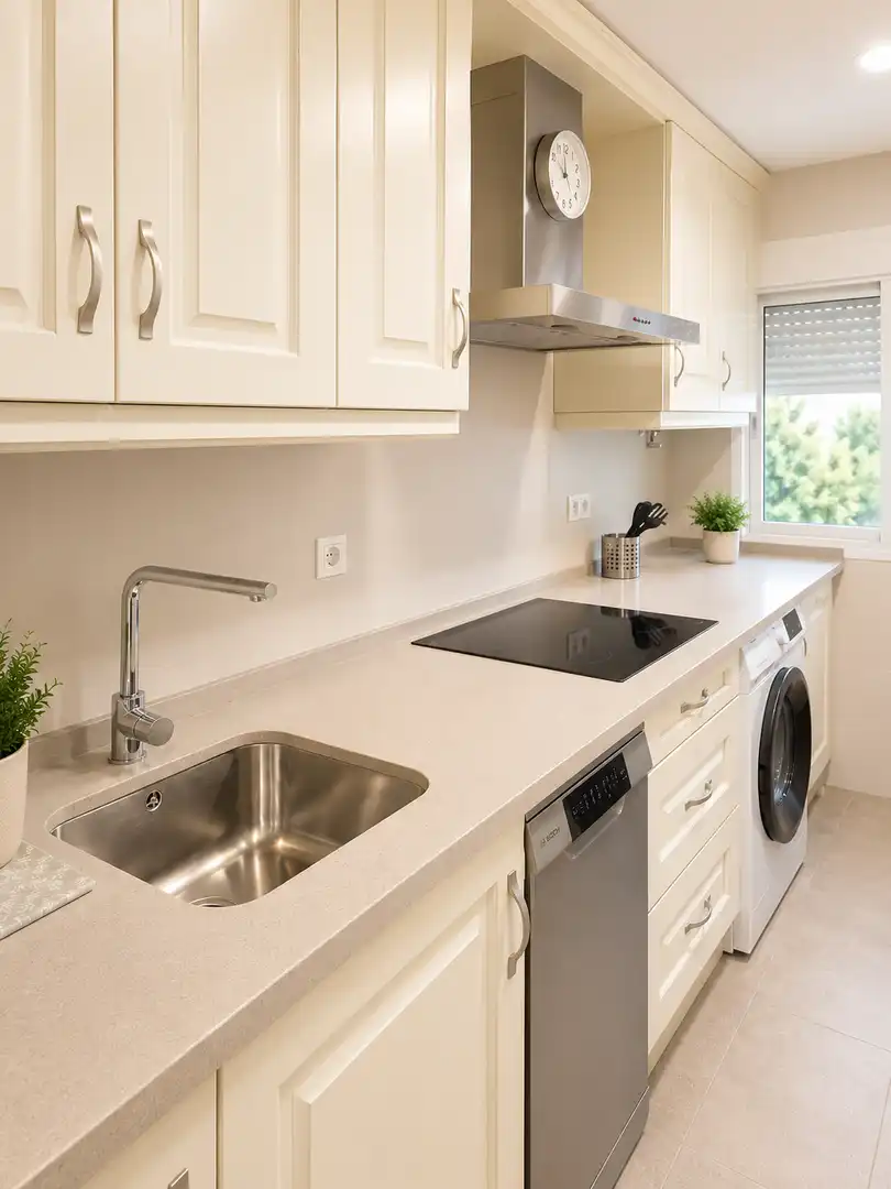 Kitchen of Flat for sale in Jerez de la Frontera  with Air Conditioner and Heating