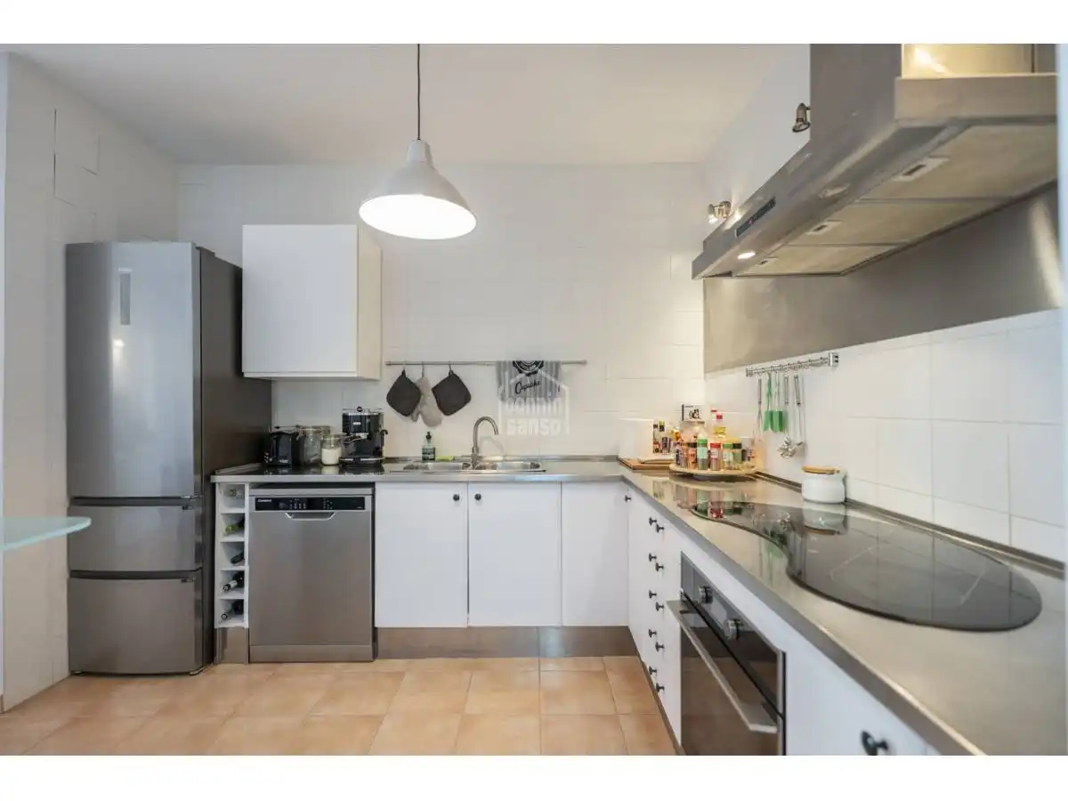 Cocina de Apartamento en venta en Es Mercadal con Jardín privado y Terraza