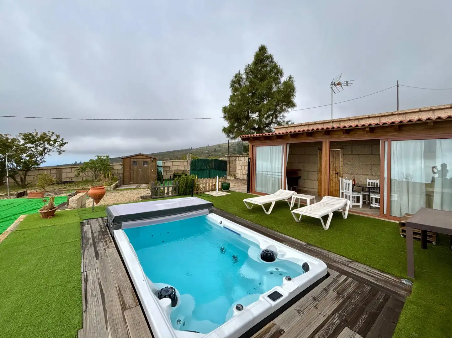 Swimming pool of Country homes for sale in Fasnia  with Storage room, Swimming Pool and Furnished