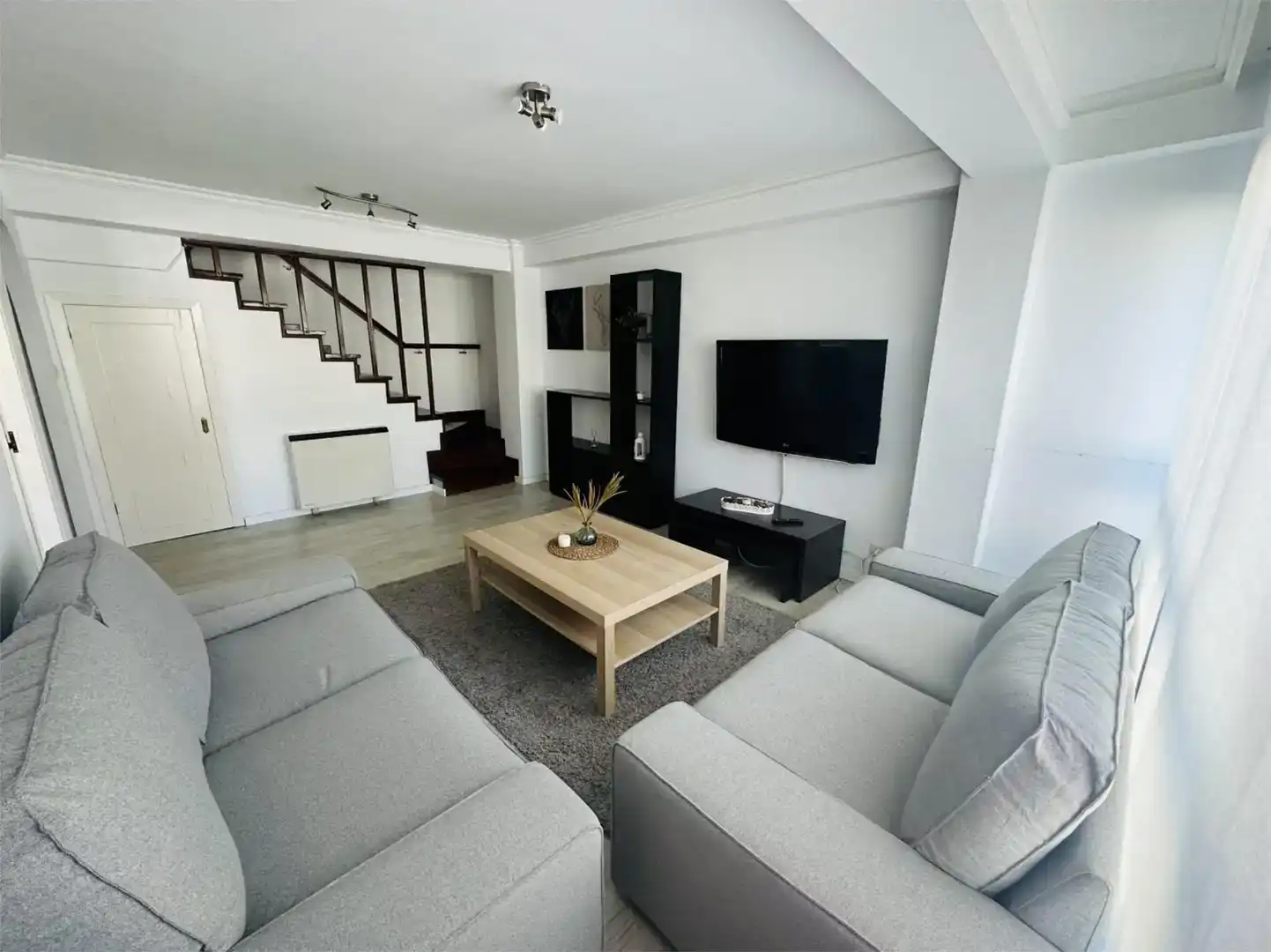 Living room of Duplexes for rent in Oleiros