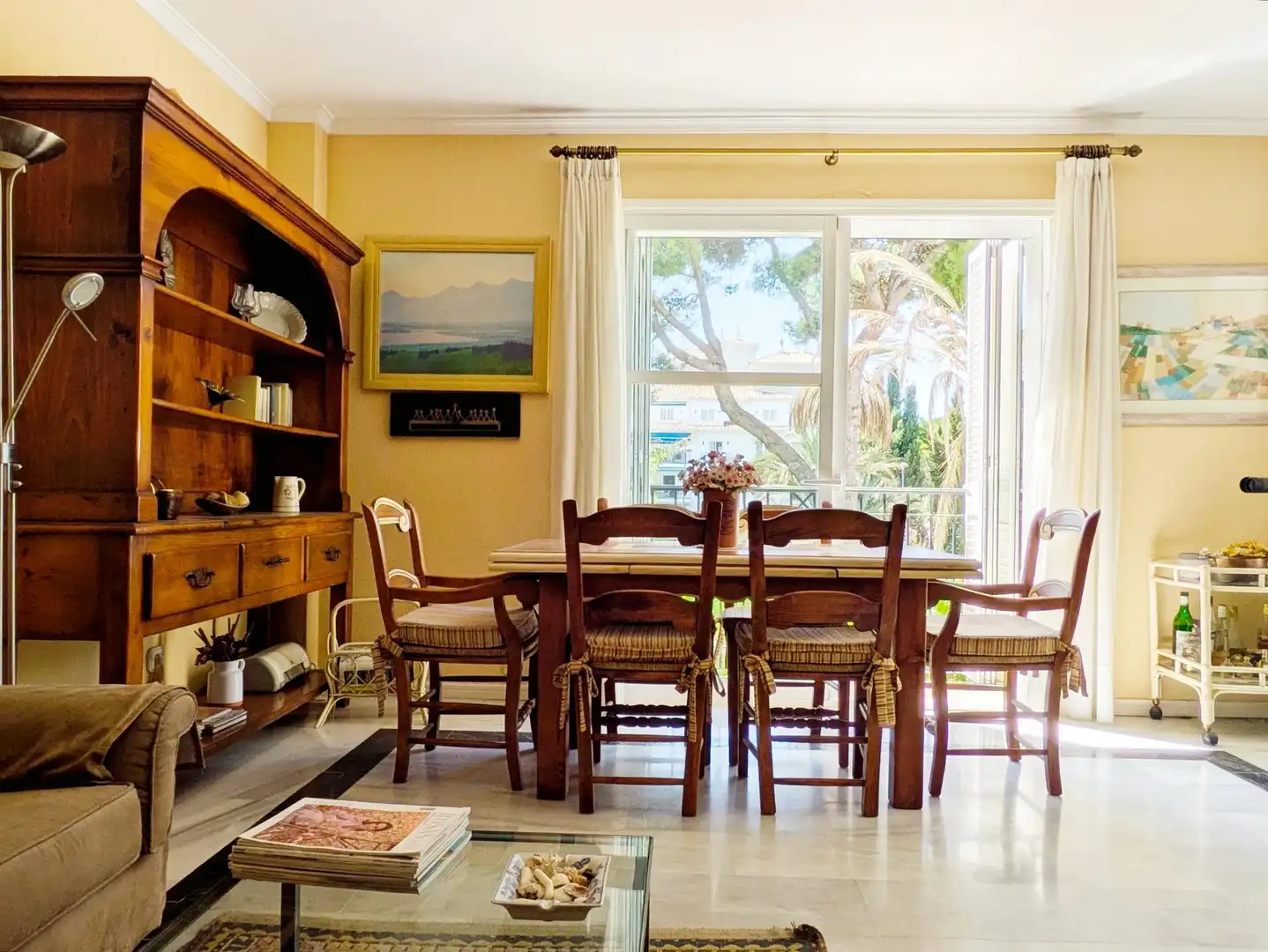 Dining room of Flat for sale in Marbella  with Air Conditioner, Heating and Private garden