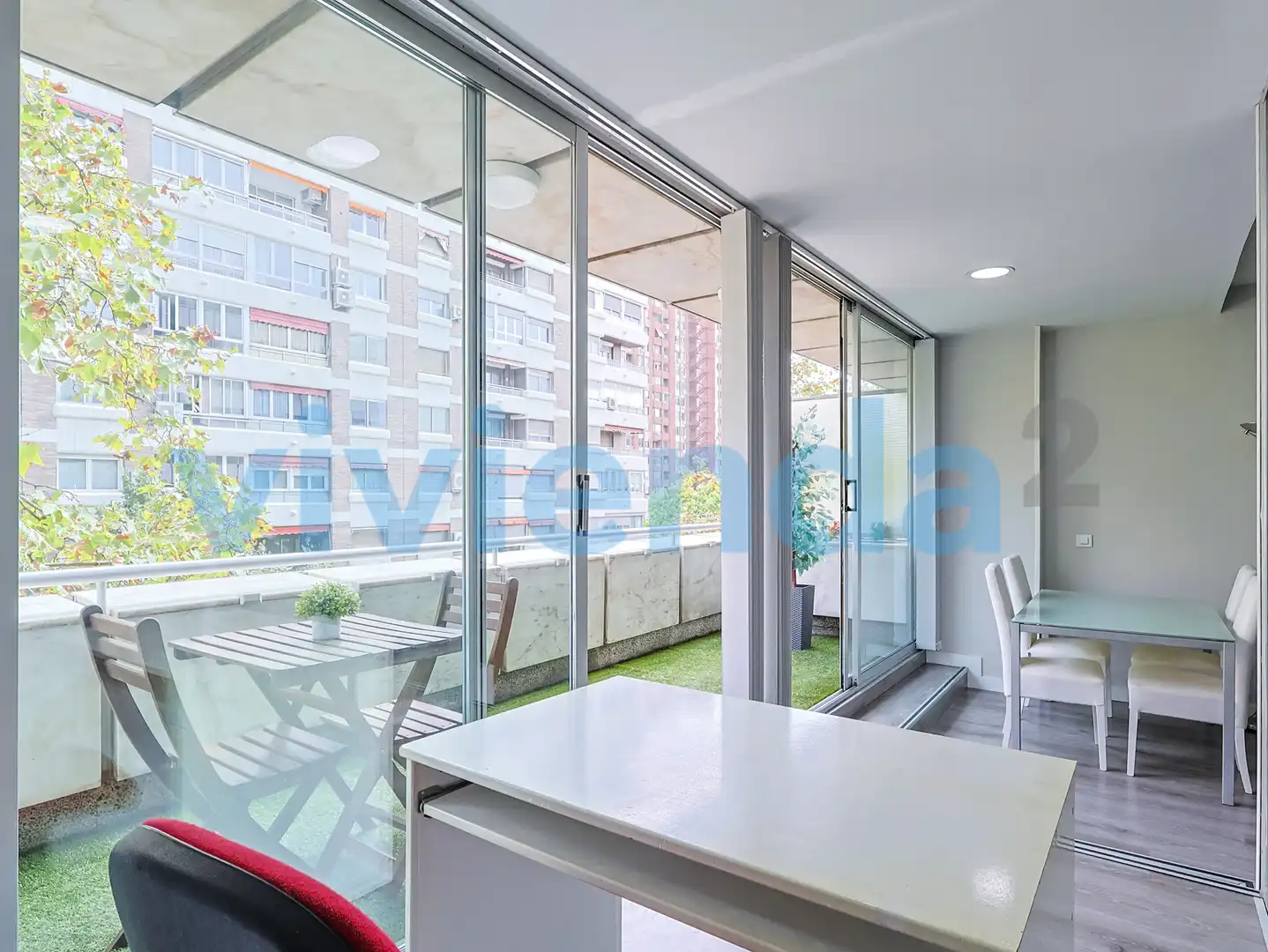 Terrasse von Wohnung zur Miete in Madrid mit Klimaanlage, Heizung und Terrasse