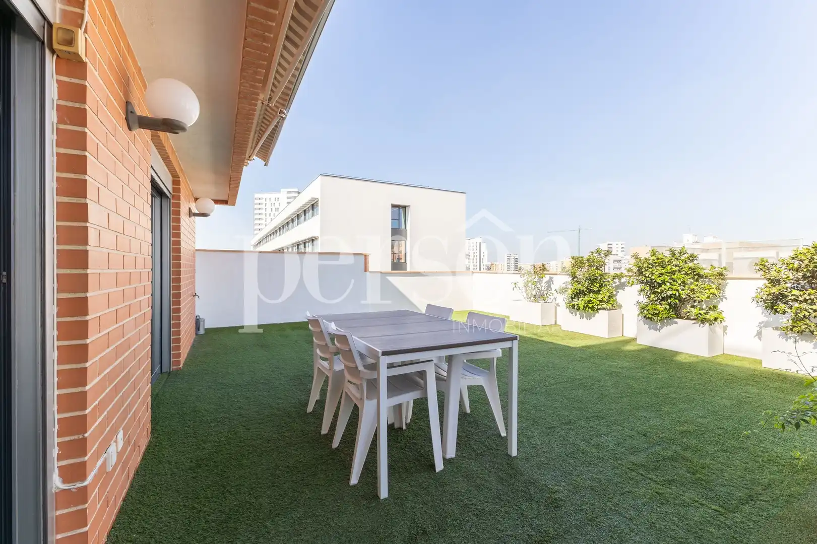 Terraza de Piso de alquiler en Valencia con Calefacción, Terraza y Amueblado