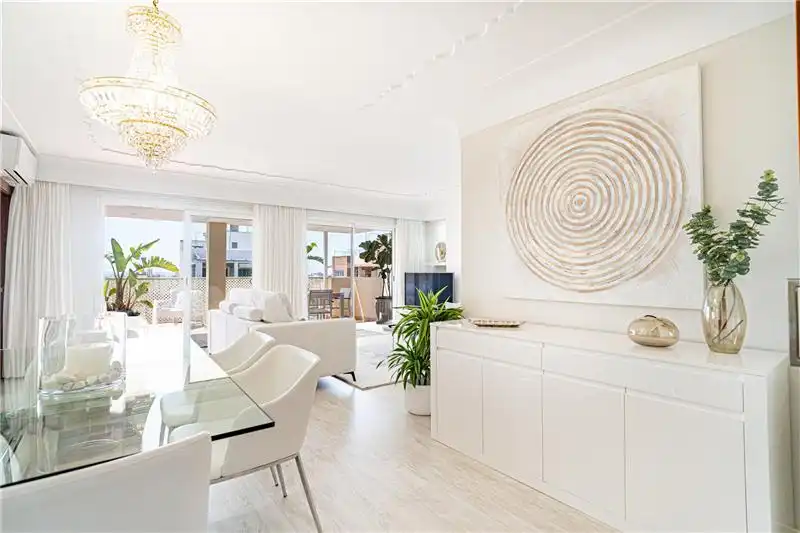 Sala d'estar de Àtic en venda en  Palma de Mallorca amb Aire condicionat i Terrassa