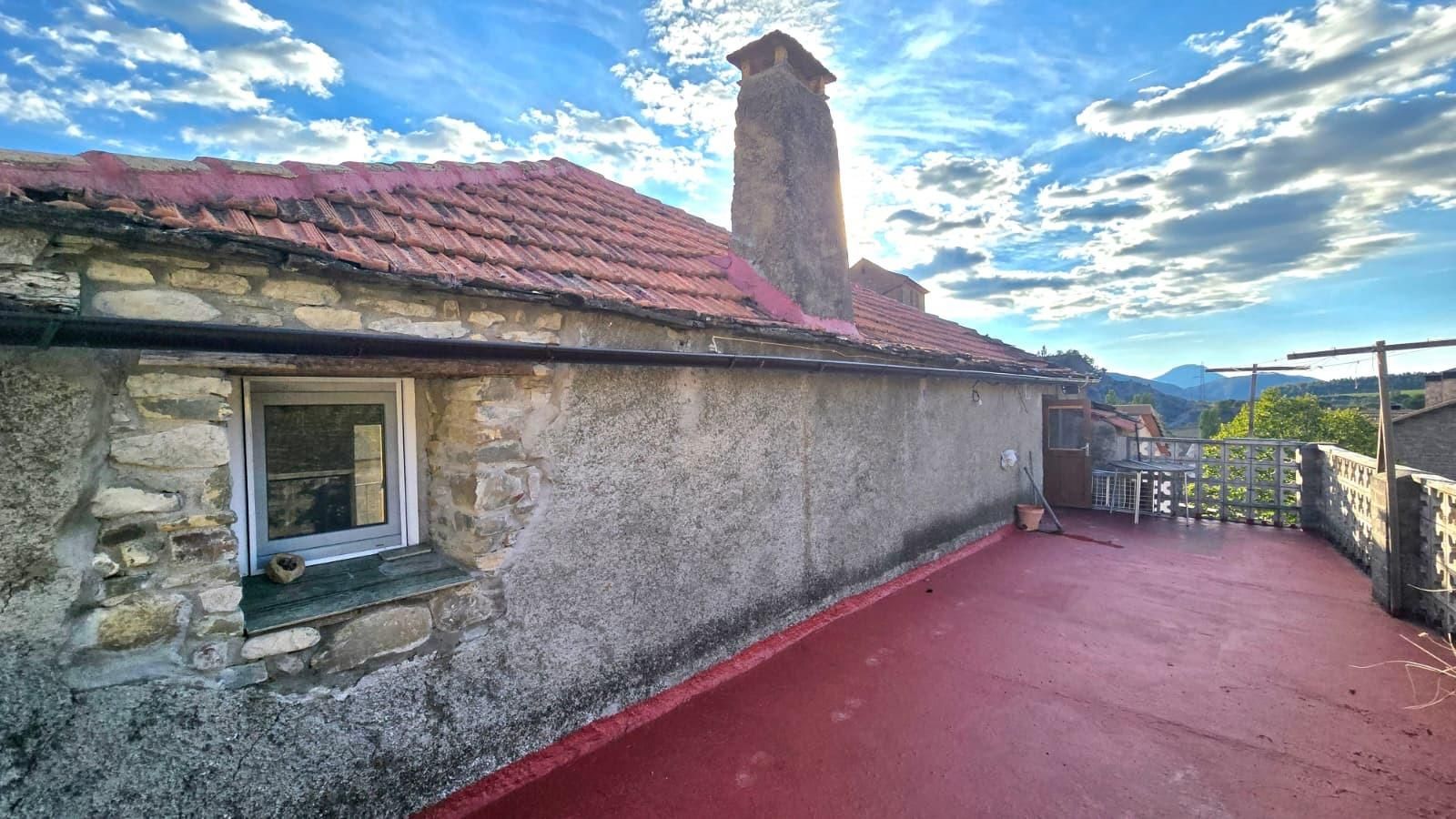 Exterior view of House or chalet for sale in Yebra de Basa  with Heating, Terrace and Storage room