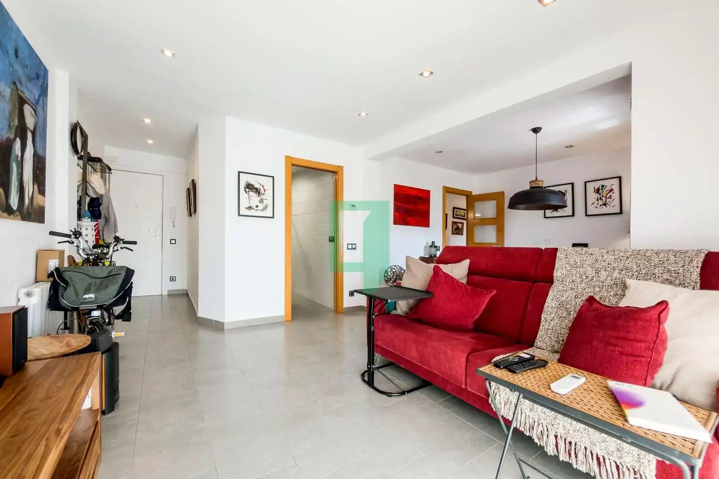 Living room of Flat for sale in Vilassar de Mar  with Air Conditioner, Heating and Terrace