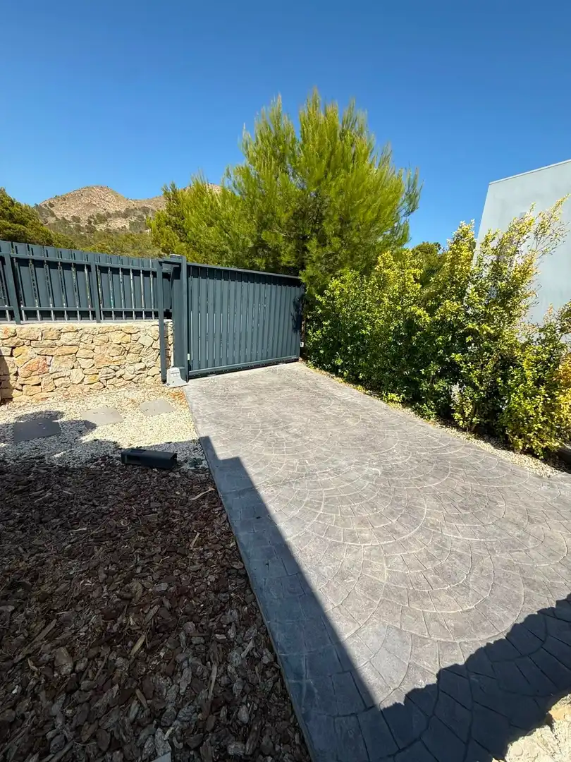 Terrace of Houses for rent in Finestrat  with Air Conditioner, Heating and Private garden