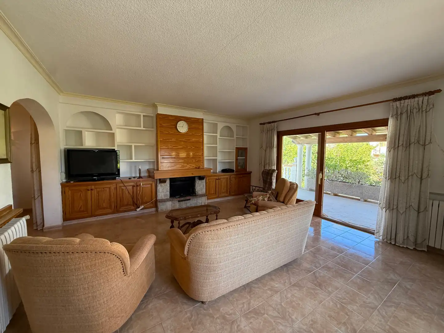 Living room of Houses for sale in Sant Josep de sa Talaia  with Air Conditioner, Heating and Terrace