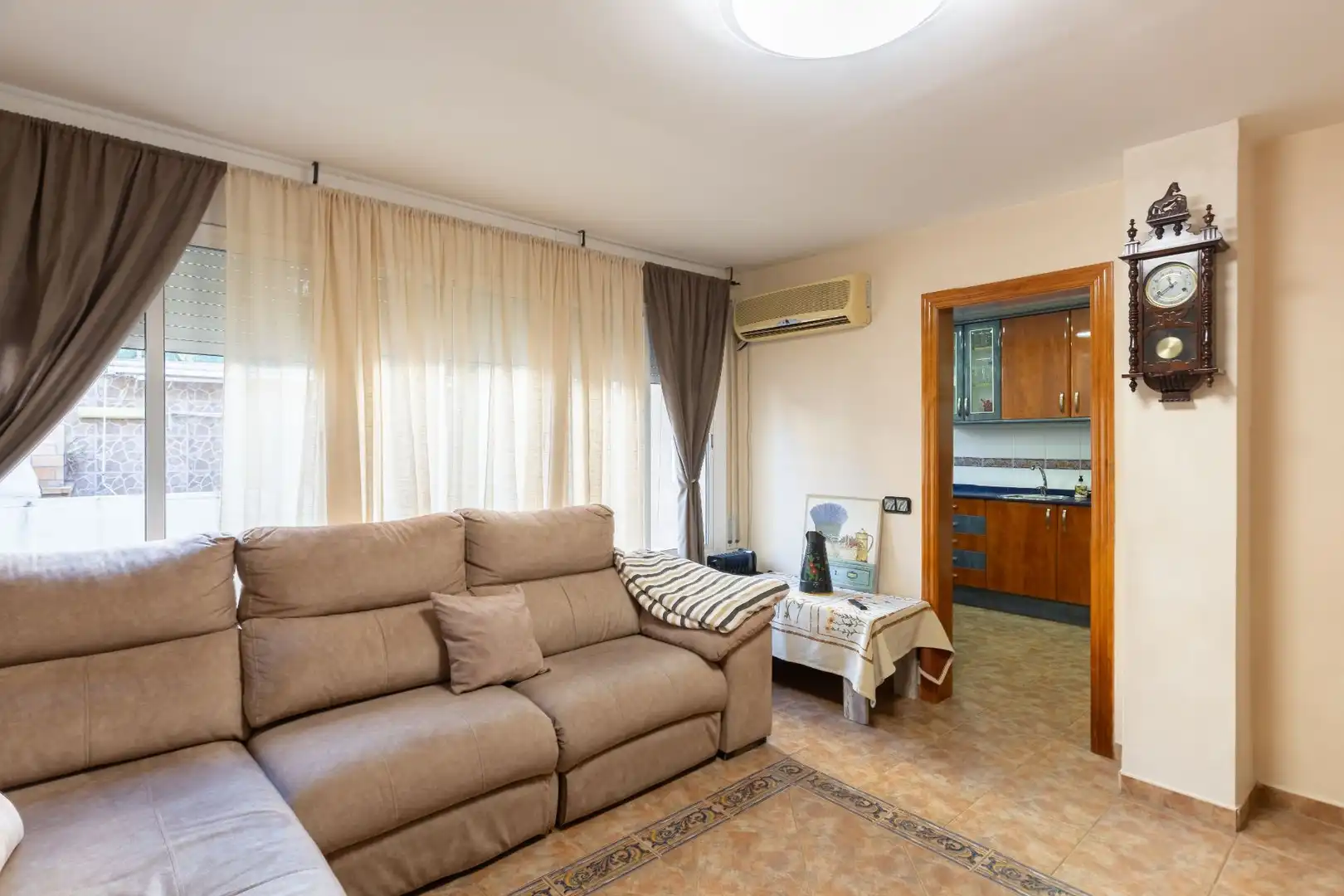 Wohnzimmer von Wohnung zum Verkauf in Badalona mit Klimaanlage und Terrasse