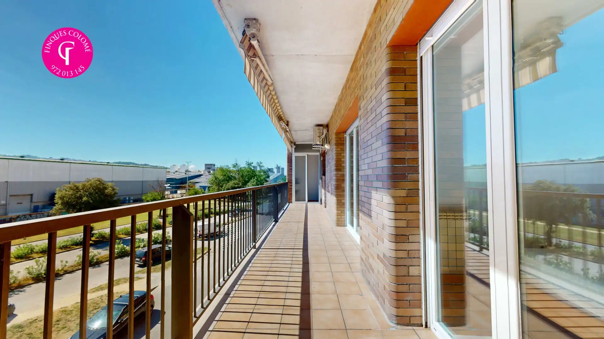 Balcony of Flat for sale in Sarrià de Ter  with Air Conditioner, Heating and Balcony