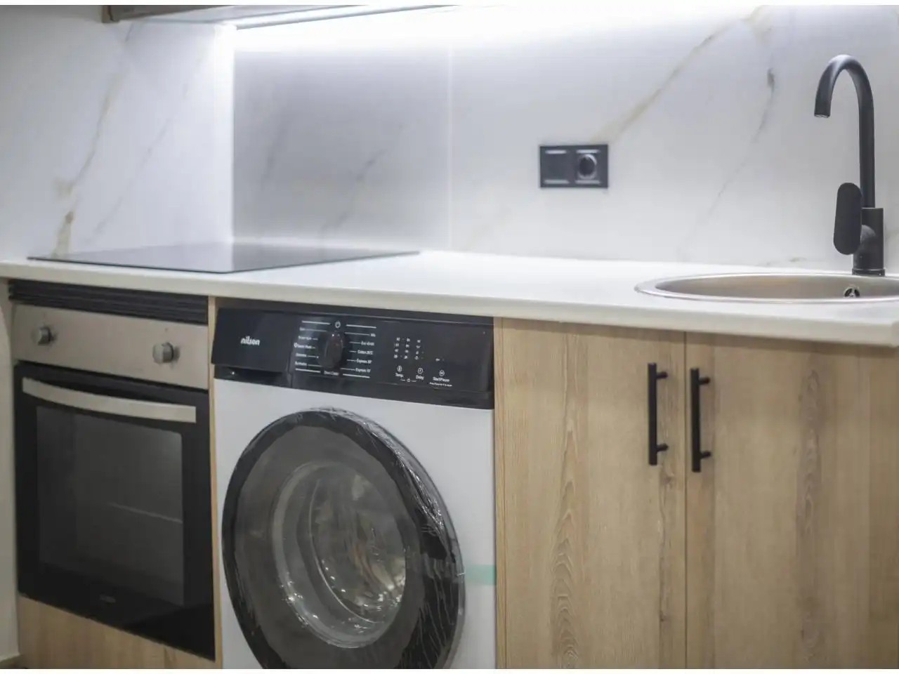 Cocina de Dúplex en venta en Barcelona con Aire acondicionado, Calefacción y Parquet