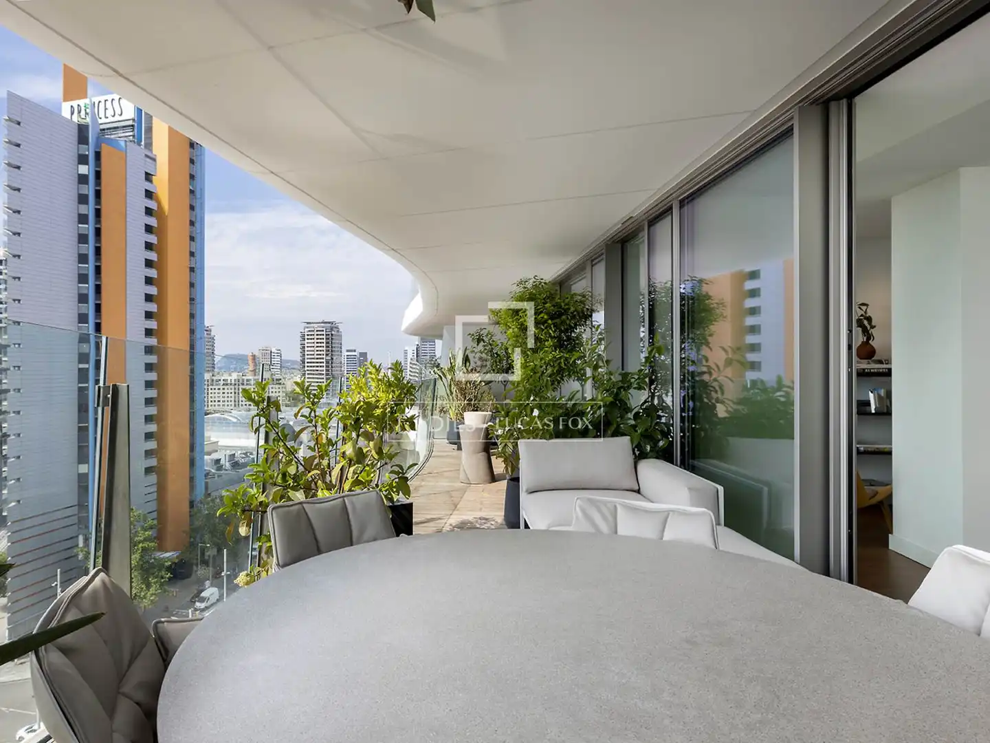Terrasse von Wohnung zum Verkauf in Barcelona mit Klimaanlage, Heizung und Parkett