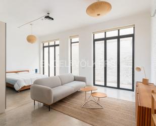 Sala d'estar de Apartament en venda en  Barcelona Capital amb Aire condicionat, Calefacció i Terrassa