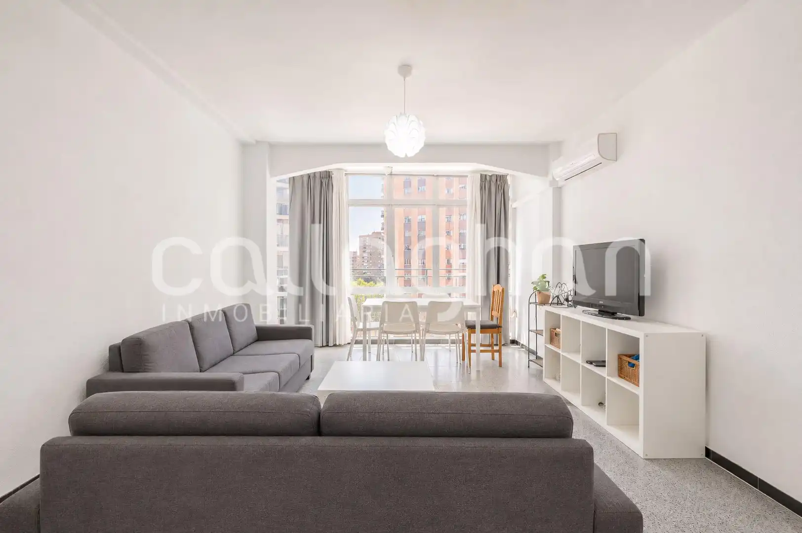 Wohnzimmer von Wohnung zum Verkauf in Valencia mit Möbliert und Balkon