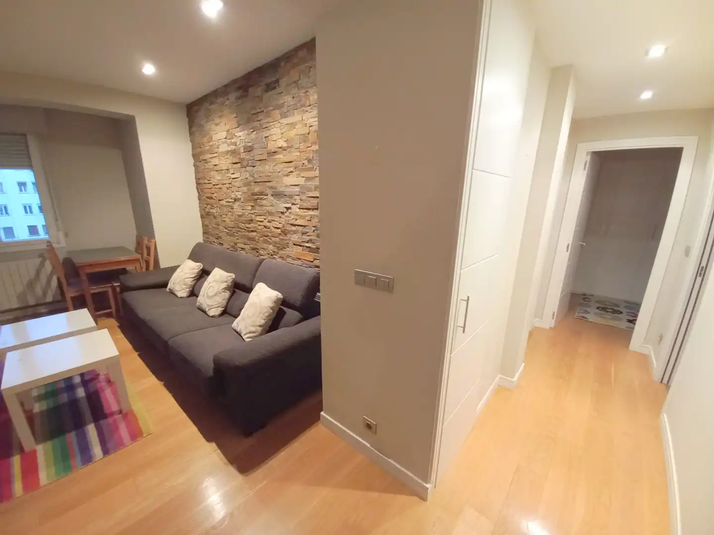 Sala de estar de Piso en venta en Bilbao  con Calefacción y Amueblado