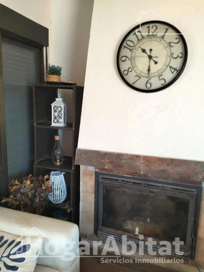 Sala d'estar de Casa o xalet en venda en Sueca amb Calefacció, Terrassa i Traster