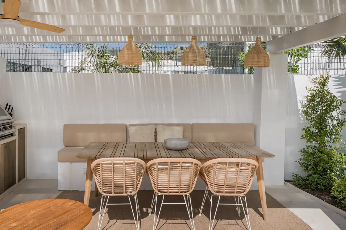 Terrace of Detached homes for sale in Mijas  with Private garden and Swimming Pool