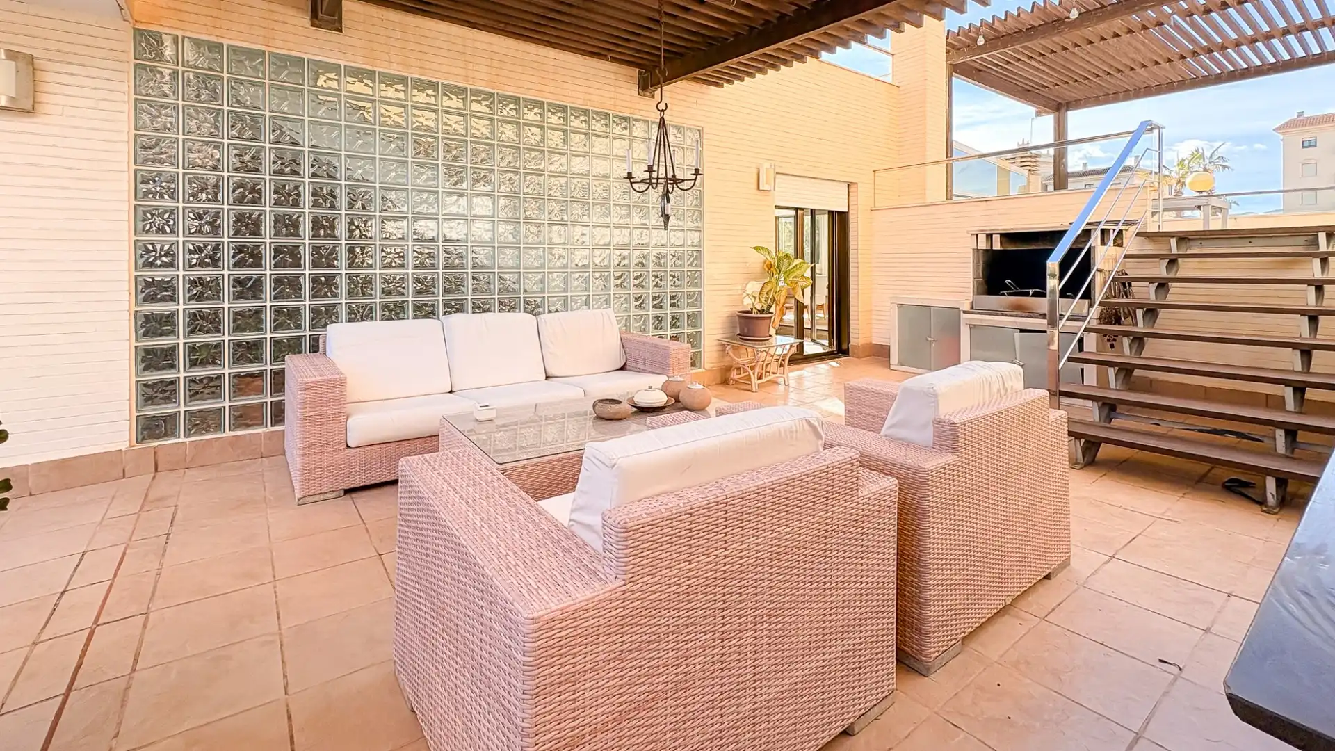 Terraza de Casa o chalet en venta en Guardamar del Segura con Aire acondicionado, Jardín privado y Terraza