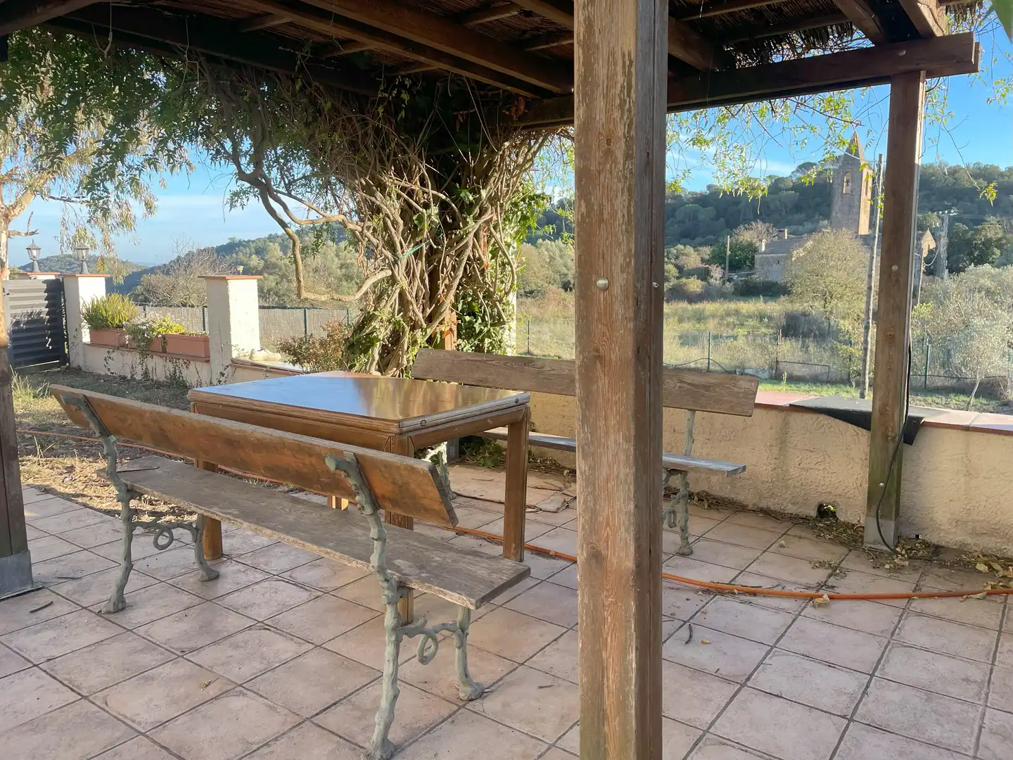 Terraza de Finca rústica en venta en Quart con Calefacción, Jardín privado y Parquet
