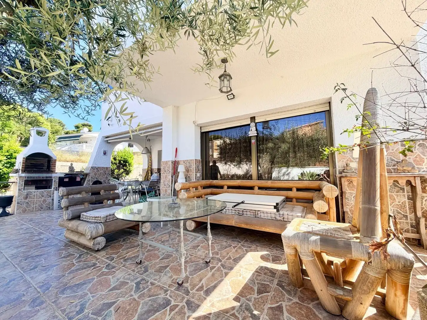 Terrassa de Casa o xalet en venda en Cunit amb Calefacció, Jardí privat i Terrassa