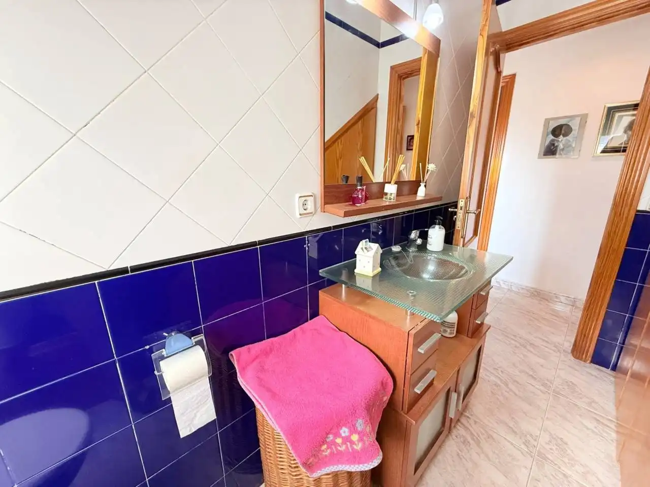 Baño de Casa o chalet en venta en Riells i Viabrea con Aire acondicionado, Jardín privado y Terraza