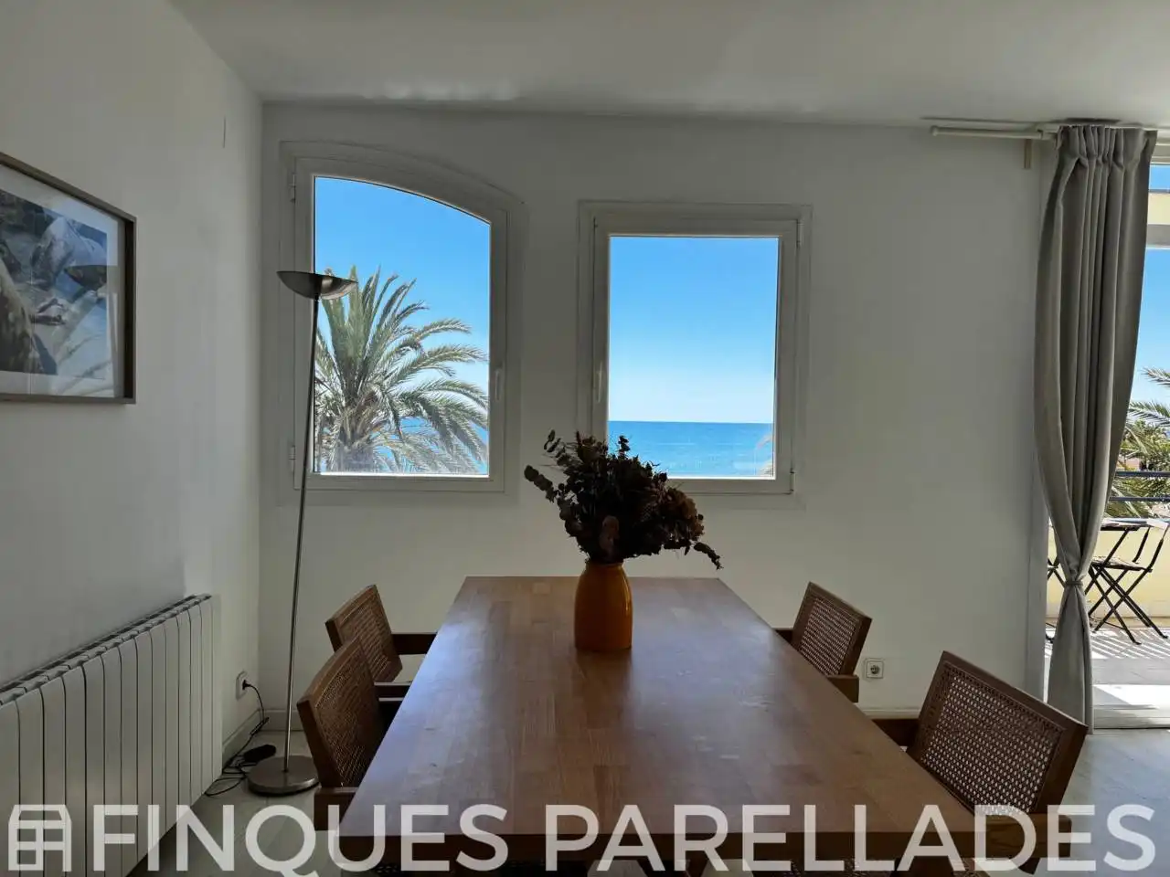 Dining room of Attic for sale in Sitges  with Air Conditioner, Heating and Parquet flooring