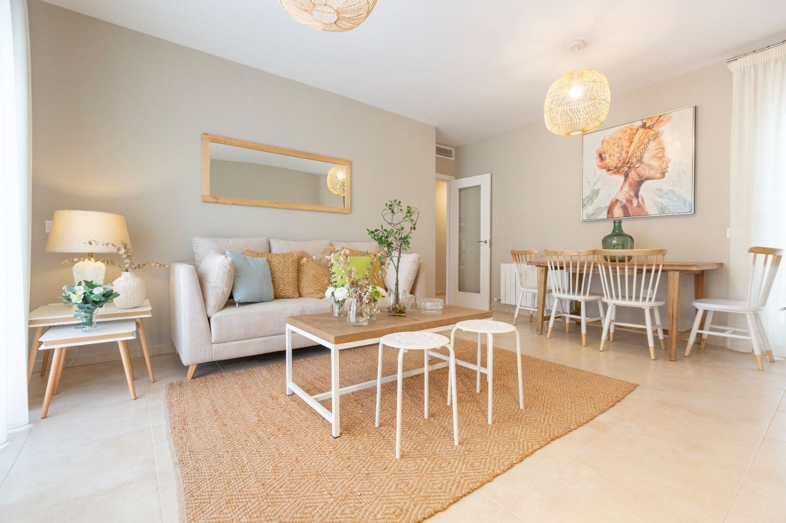 Living room of Flat to rent in Ronda  with Air Conditioner, Heating and Terrace