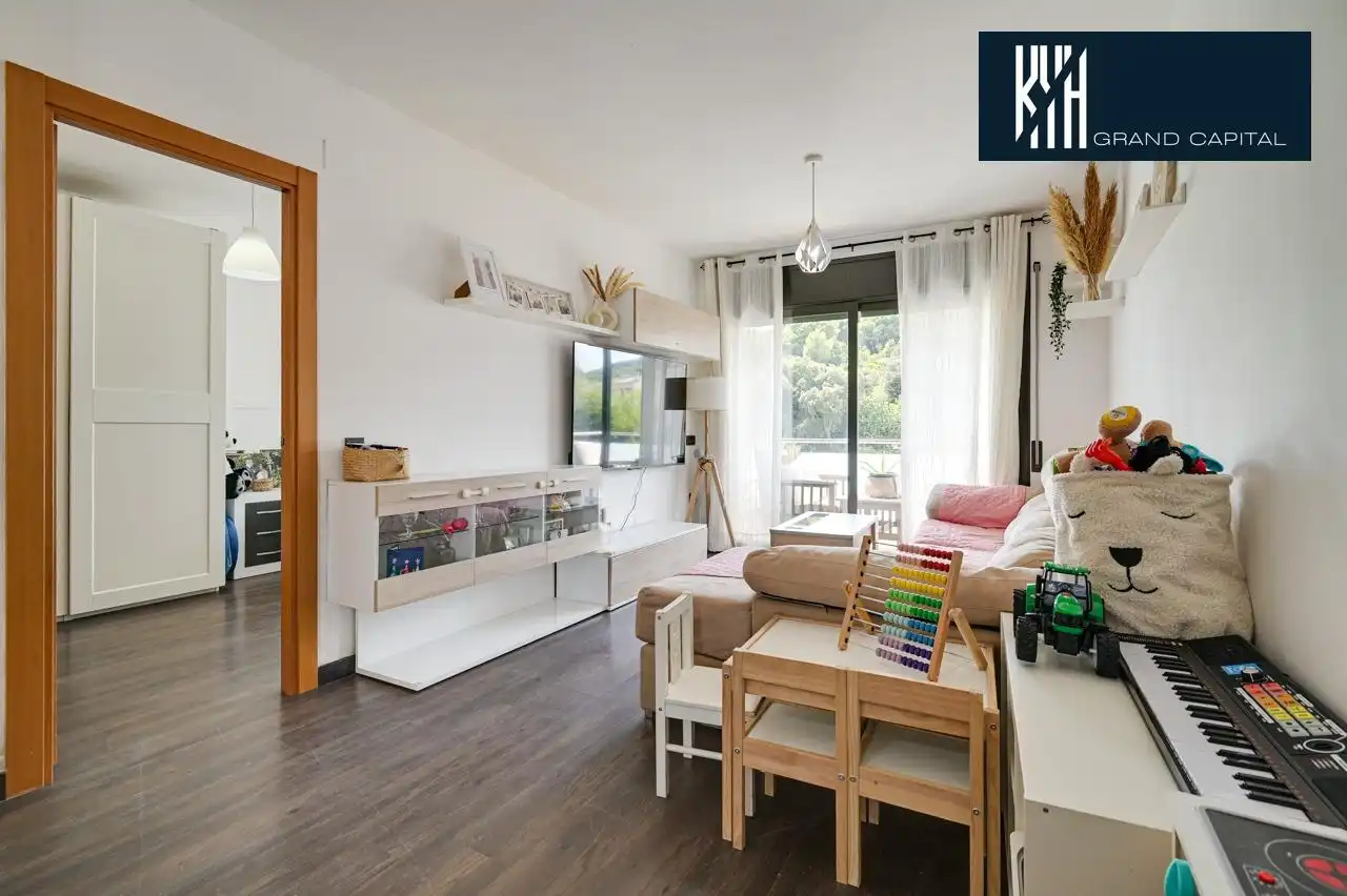 Living room of Flat for sale in Malgrat de Mar  with Air Conditioner, Heating and Balcony