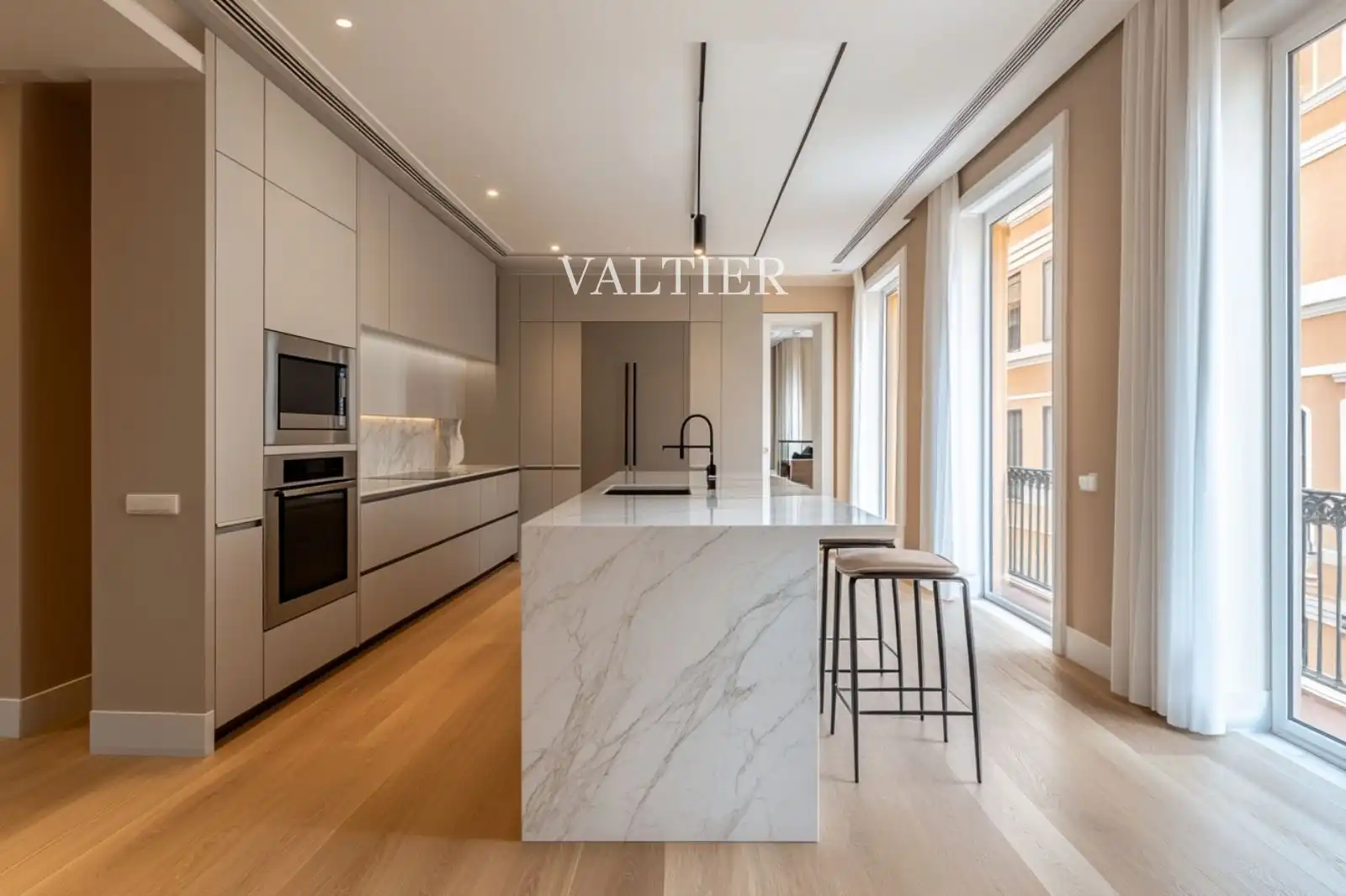 Kitchen of Flat for sale in Madrid  with Furnished