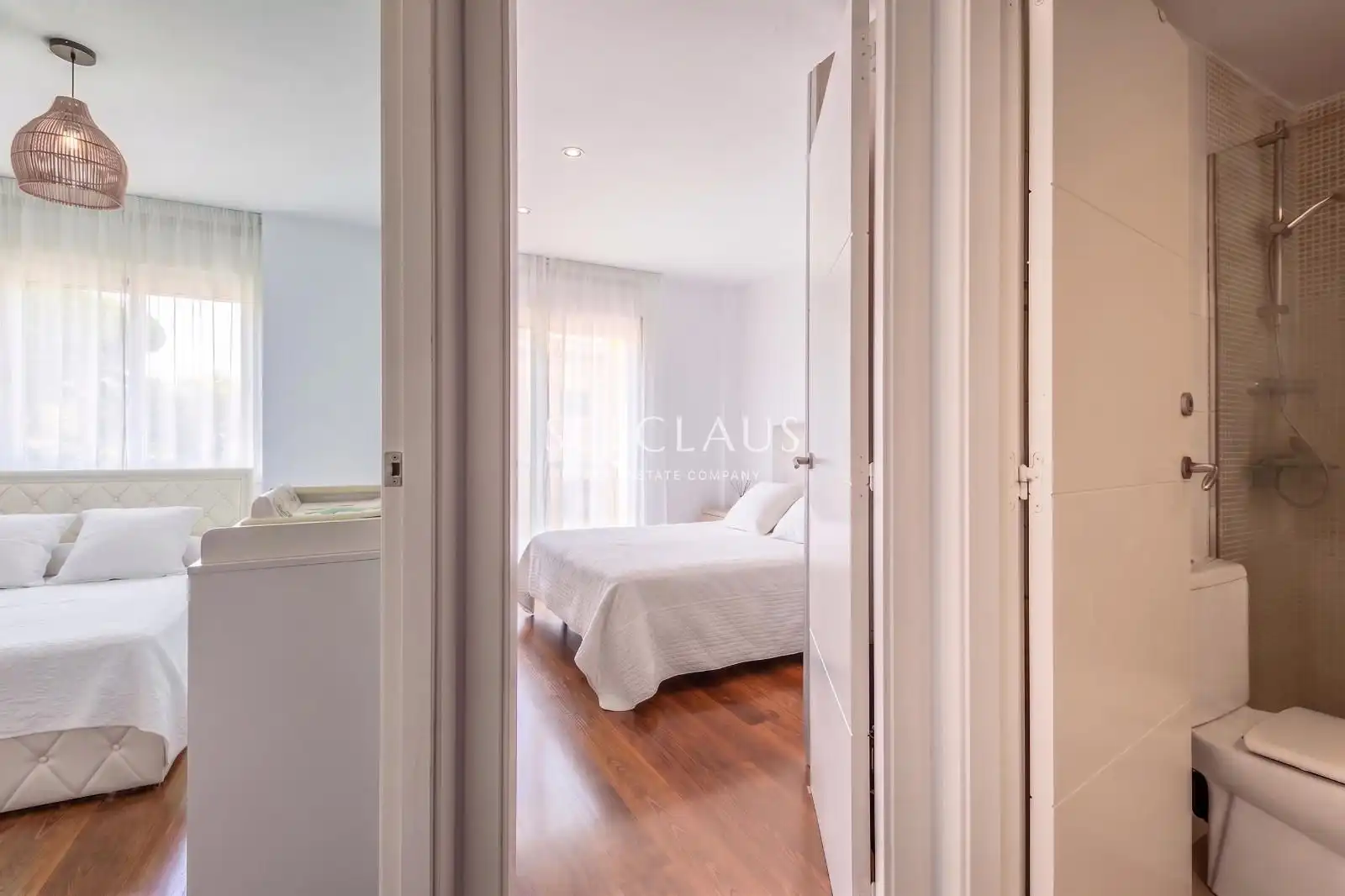 Bedroom of Flat for sale in Alella  with Air Conditioner, Heating and Terrace