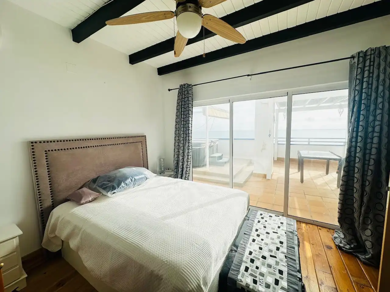 Bedroom of Attic for sale in Torrox  with Air Conditioner and Storage room