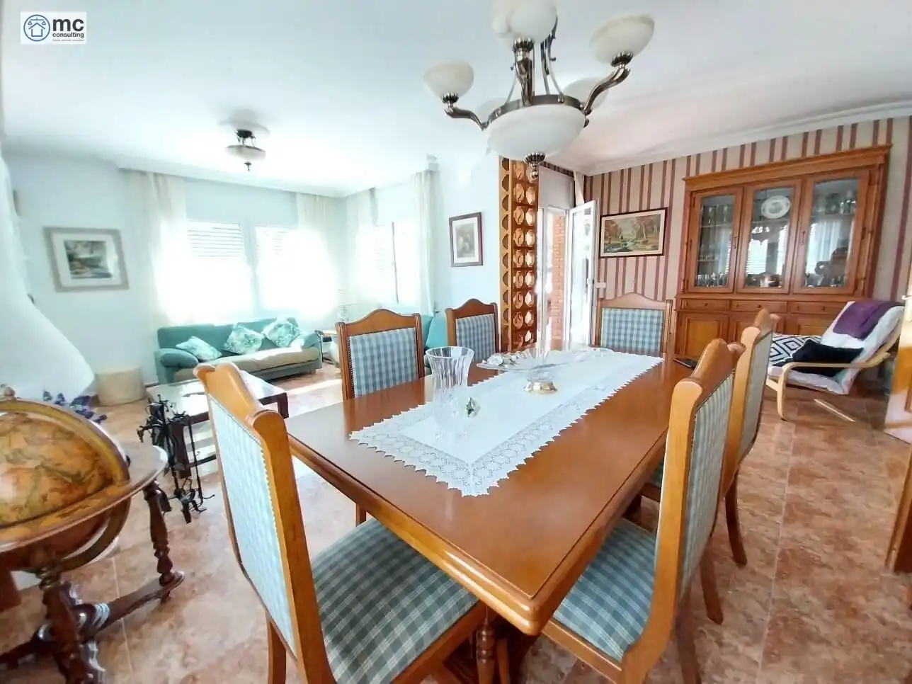 Dining room of Houses for sale in Canovelles  with Air Conditioner, Private garden and Terrace