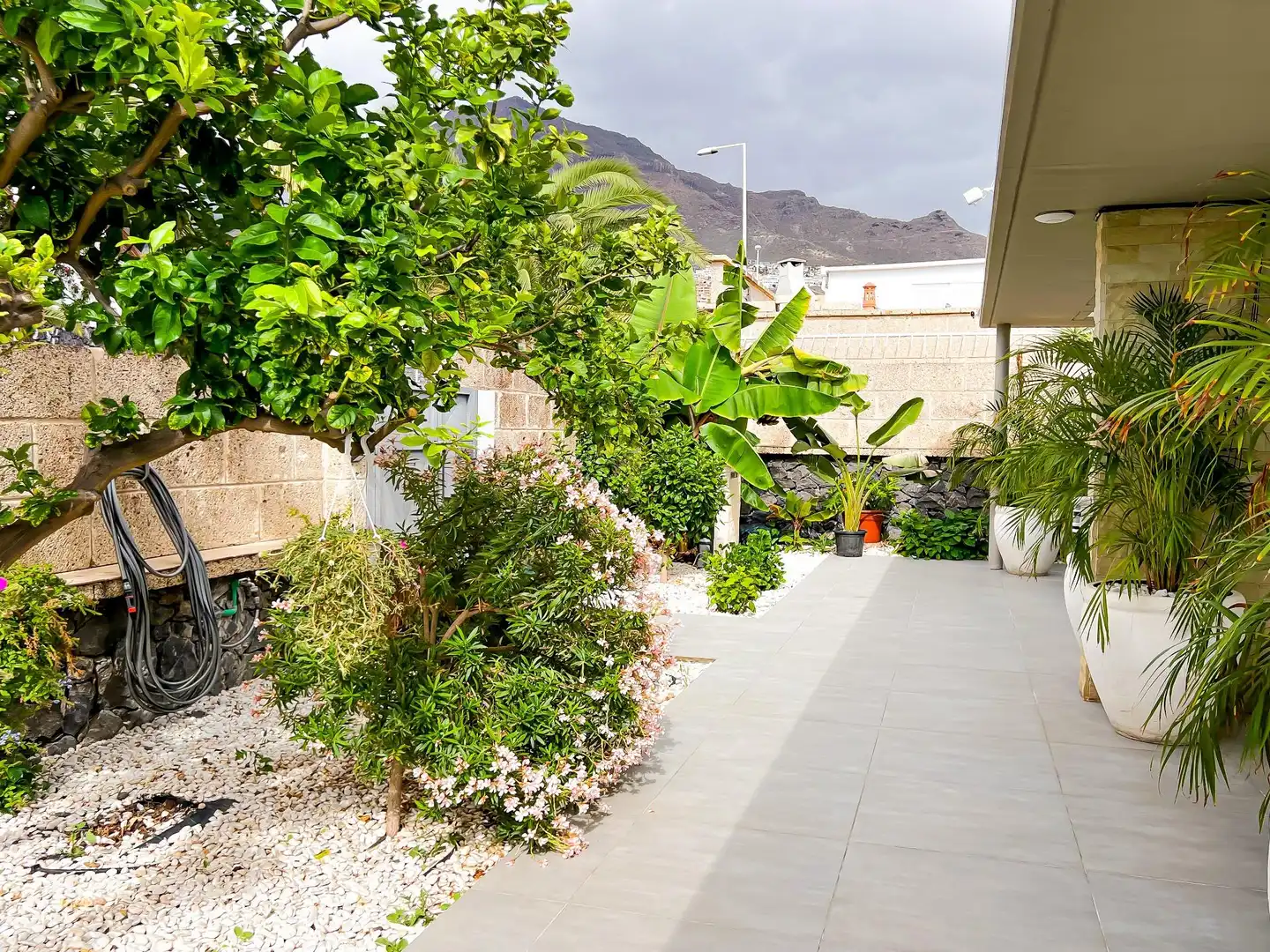 Vista exterior de Casa o xalet en venda en Adeje amb Aire condicionat, Jardí privat i Terrassa